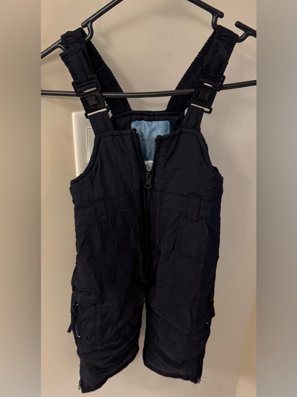 **Toddler 2T Black Snow Bibs / Snow Pants**